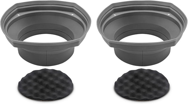 RECOIL SPB69 Foldable Silicone 6 X 9” Car Speaker Baffle Kits - Sound Quality Improvement and Protection, One Pair