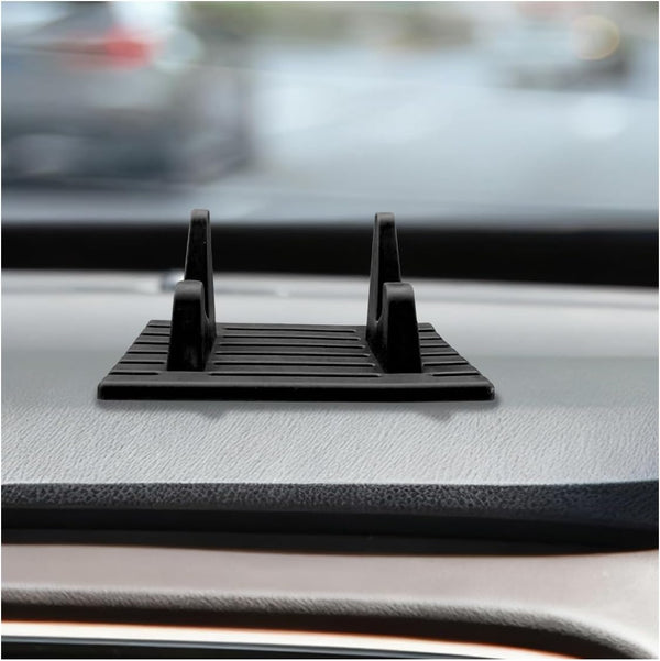 Deaelf 2PCS Car Phone Holder, Anti-Slip Silicone Dashboard Cellphone Mat, Waterproof Vehicle GPS