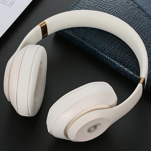 Beats Studio 3.0/2.0 Replacement Ear Pads Cushions, Soft Leather & High-Density Memory Foam for Noise Cancelling