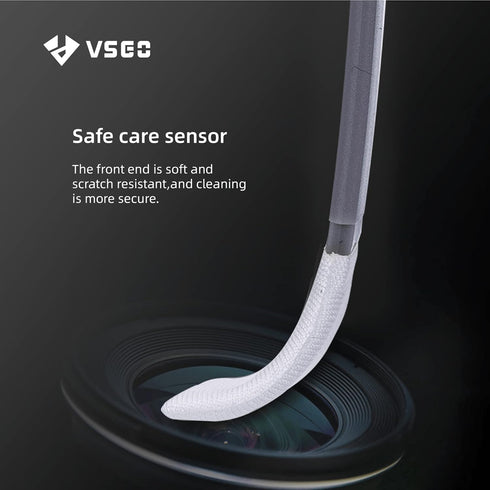 VSGO VS-S01E Professional Camera Cleaning Kit with 6pcs 12mm Swabs and 10ml Cleaner for DSLR Cameras