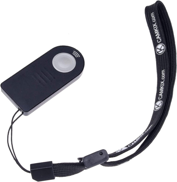 Wireless IR Shutter Remote Control for Nikon/Canon Cameras, Compatible with D70, D750, D3000, EOS 5D Mark IV, 6D, 77D
