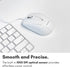 Macally USB Wired Mouse - 3 Button, Scroll Wheel, 5 Foot Long Cord, Compatible with Apple and Windows