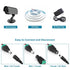12V DC Adapter Plug 5.5mm x 2.1mm, 10 Pair (10 Male + 10 Female) DC Power Connector for LED Strip CCTV