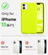 AOTESIER iPhone 11 Case, Full Body Drop Shockproof Protection, Food Grade Silicone, Soft Anti-Scratch Lining, Neon