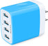 Wall Charger, USB Charger Adapter, AILKIN 4.8A 4-Multi Port Fast Charging Station Power Base Block for iPhone, iPad,