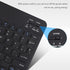 Ultra-Slim Bluetooth Keyboard Portable Mini Wireless Keyboard Rechargeable for Apple iPad iPhone Samsung Tablet Phone Smartphone iOS Android Windows (10 inch Black)