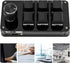 Sonew One Handed Mechanical Keyboard, Programmable with Knob, 6 Key Mini Gaming Keypad, Shortcut DIY (Black)