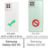 Osophter for Galaxy A22 4G Case - Shock-Absorption Flexible TPU Rubber Protective Cover with Screen Protector