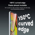 3 Pack Tempered Glass Screen Protector for T-Mobile Revvl 7 5G, 150° Curved Edge, HD Clear, Bubble-Free, Full Coverage