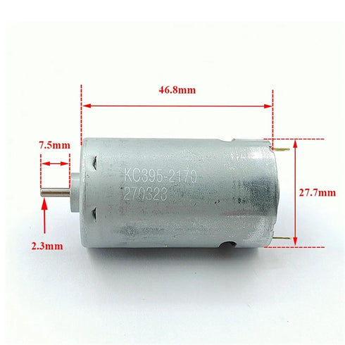 ATNVSE KC395-2170 RS-395 12V 18V 24V 14800RPM 28mm 1Pcs Mini Motor DC High Speed Electric Motor DIY Hobby Toy Car Boat