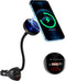 DACK Mag-Safe 15W Car Cigarette Lighter Wireless Charger, Magnetic Air Vent Mount Holder with Dual Port Fast Charging