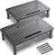 EVOOMI Back Saver Monitor Stand for Desk - 2 Pack Monitor Riser