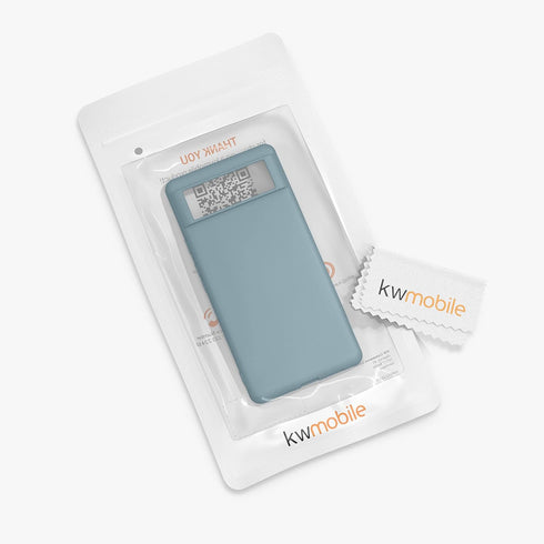 kwmobile Case Compatible with Google Pixel 6, Soft Slim Protective TPU Silicone Cover - Arctic Night