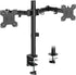 WALI Dual Monitor Desk Mount, Stand for 2 Monitors Up to 27 Inch, Max 22lbs, Black, Home, Office, School