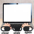 LXUEJIE 50 0.023 Inch Pcs Webcam Cover Slide, Ultra-Thin Universal Laptop Camera Cover Slide Camera Blocker Slider