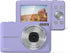 Generic Pocket Digital Camera 1080P, 16X Zoom Anti Shake, Compact Travel Camera for Teens, 44MP, Violet