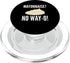 Funny Anti Mayonnaise Design Idea Mayonnaise? No Way-O! Mayonnaise Hater PopSockets MagSafe PopGrip for iPhone