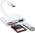 Sicodo USB C SD Card Reader for iPhone 17e/17 Pro/17Pro Max/17/16/15, 3 in