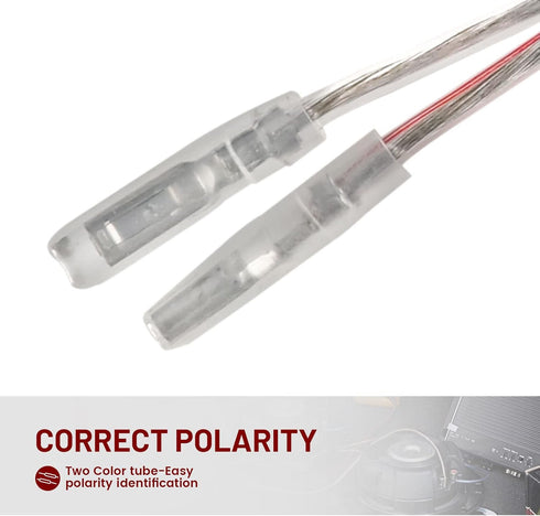 RED WOLF Door Speaker Wiring Harness Connector Plug Replacement for Volkswagen VW 2009-2018 Models