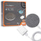 Ventev Qi Wireless Chargepad Plus 10W with 5ft Cable and Fast Wall Charger, Compatible with Qi Enabled Devices, Gray