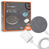 Ventev Qi Wireless Chargepad Plus 10W with 5ft Cable and Fast Wall Charger, Compatible with Qi Enabled Devices, Gray