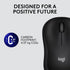 Logitech M220 Wireless Silent Mouse in Sleek Black