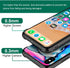 Compatible African Elephants Pattern Design Shockproof Case for iPhone X/XS, Anti-Scratch Hard PC Back Case