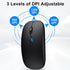 Wireless Bluetooth Mouse for iPad/MacBook Pro/Air/Laptop/PC, Rechargeable Silent Mouse Portable Slim for Surface