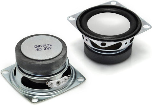 Gikfun 2" 4Ohm 3W Full Range Audio Speaker Stereo Woofer Loudspeaker for Arduino