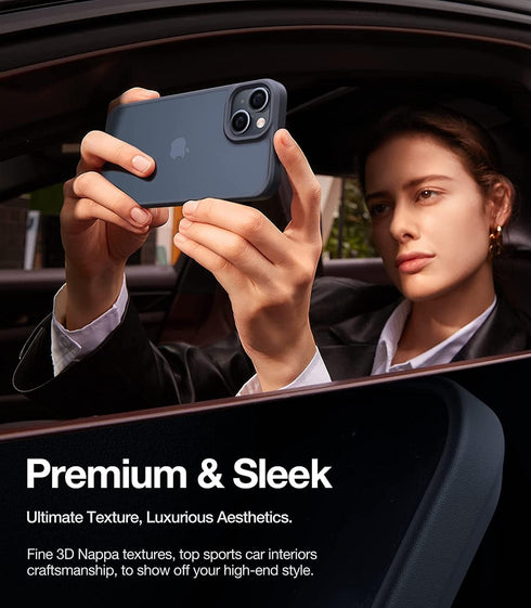 TORRAS Shockproof Case for iPhone 13 Mini, 10 FT Military Drop Protection Translucent Hard PC Back, Matte Black