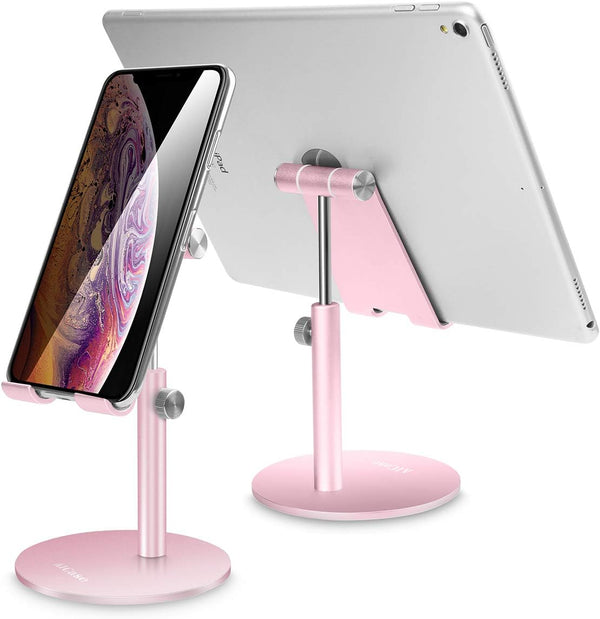AICase Tablet/Phone Stand, Universal Multi-Angle & Height Adjustable Stand, Desktop Holder for iPad Pro & All