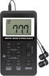 VR Robot Pocket AM FM Radio, Personal Portable Digital Tuning Walkman with Stereo Earphone, Rechargeable Battery