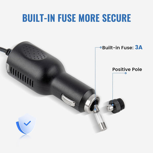 Anina Car Power Adapter Charger for Sirius XM 5V PowerConnect, Replacement 12V DC Car Charger Power Supply Cord Cable for SiriusXM Vehicle Dock SXVD1(A), XDPIV1, XDPIV2, SDPIV1, XAPV2 XMP3i, SXiV1
