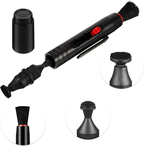 3 Pieces Multifunction Lens Cleaning Pen Brush, Lens Brush Camera Screen Cleaning Pen for Camera, SLR, Telescope, Magnifying Glass, Phone
