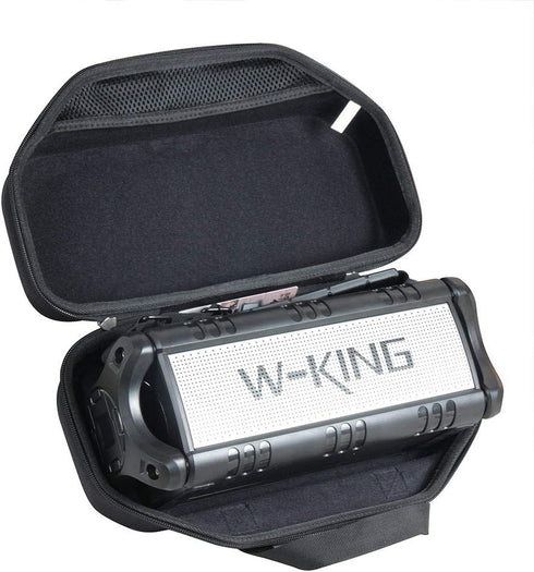 Hermitshell Hard Travel Case for W-King 50W Wireless Bluetooth Speakers, Black