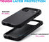 DistinctInk 17 Tough Case for iPhone - Compatible with MagSafe - Tropical Banana Leaves