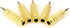 SiYear 5 Pack 3.5mm Male Plug to 6.35mm Female Stereo Jack Adaptor, Gold Plated for Audio