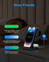Foldable Wireless Charger 3 in 1 Charging Station for Multiple Devices, Compatible with iPhone 16 15 14 13 12 11