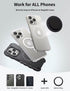 FENNIDICE 12/13/14/15/16/17 Transparent Magnetic Phone Grip Compatible with MagSafe, Expanding Kickstand, Compatible