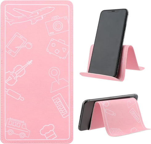 Flying Flex Flap Cell Phone Holder, Flexible Phone Holder Tablet Stand for Airplane Travel, Compatible with Most