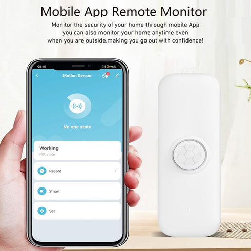 WiFi Smart Motion Sensor: Wireless PIR Motion Detector for Home Security, Infrared Sensor with App Notification