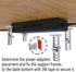 LekWinGi Universal Under Desk Mount for Power Brick Holder Docking Station Mount Power Strip (Black)