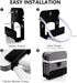 Gmailmall Cable Box Wall Mount Modem Mount Adjustable Wall Mount for Most Small Media PlayersRoku, Amazon Fire TV