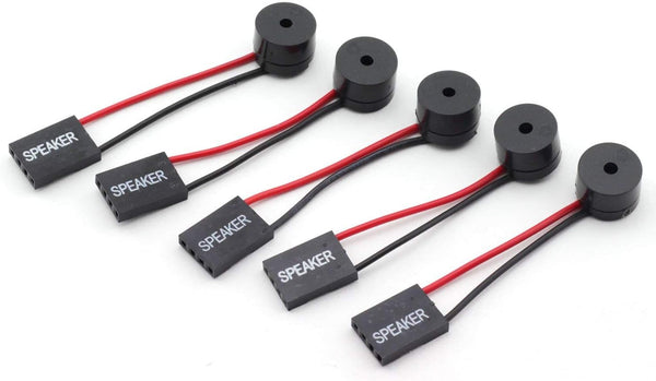 5pcs PC Motherboard Mini Speaker Desktop Computer Case DIY Internal Code Mini Plug Beep Alarm Buzzer