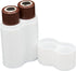 Slimline 18650 Battery Case, Soft Durable Material - Pack of 2 (Holds 2 Batteries)