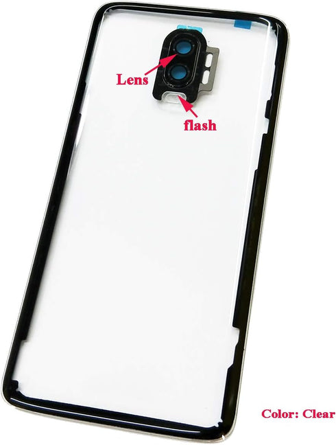 ubrokeifixit OnePlus 6T Rear Back Glass Door Cover Replacement for A6010 A6013 LTE 6.41" (Clear)