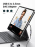 UGREEN USB C to 3.5mm Audio Adapter, Type C to Headphone Aux Jack Dongle, HiFi DAC Cable for iPhone 16