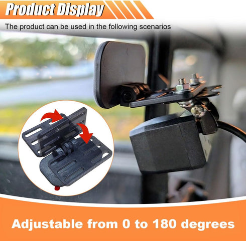 Tuxihapp (1Set) Car Rear View Camera Mount - Adjustable Dash Cam Reverse Camera Holder Vehicle Backup Camera Mount