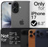 JETech 17 6.3-Inch, Slim Case for iPhone Ultra-Thin Lightweight Minimalist Phone Cover with Camera Lens Protection