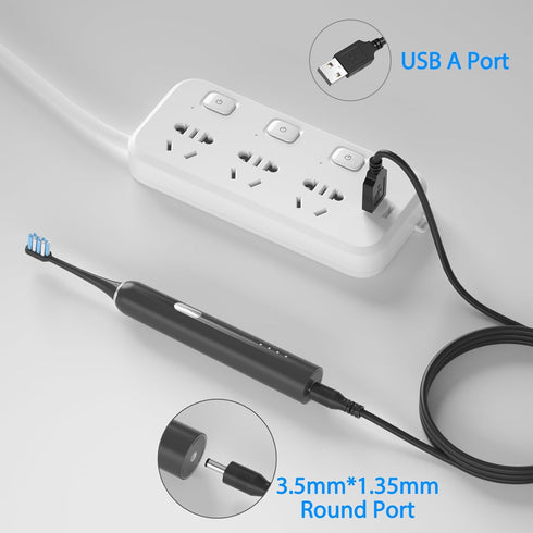 Charger Cable for Fairywill Sonic Electric Toothbrush FW-917 SG-508 FW-508 FW-507 FW507 D1 D3 D7 D8 E6 E10 E11 P11 Plus Pro 2001 Kids TB-508 TB-507 Dnsly,Vekkia,Gloridea,Mornwell Charging Power Cord